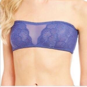 Intimately Free People Blue Malinda Bandeau Bra